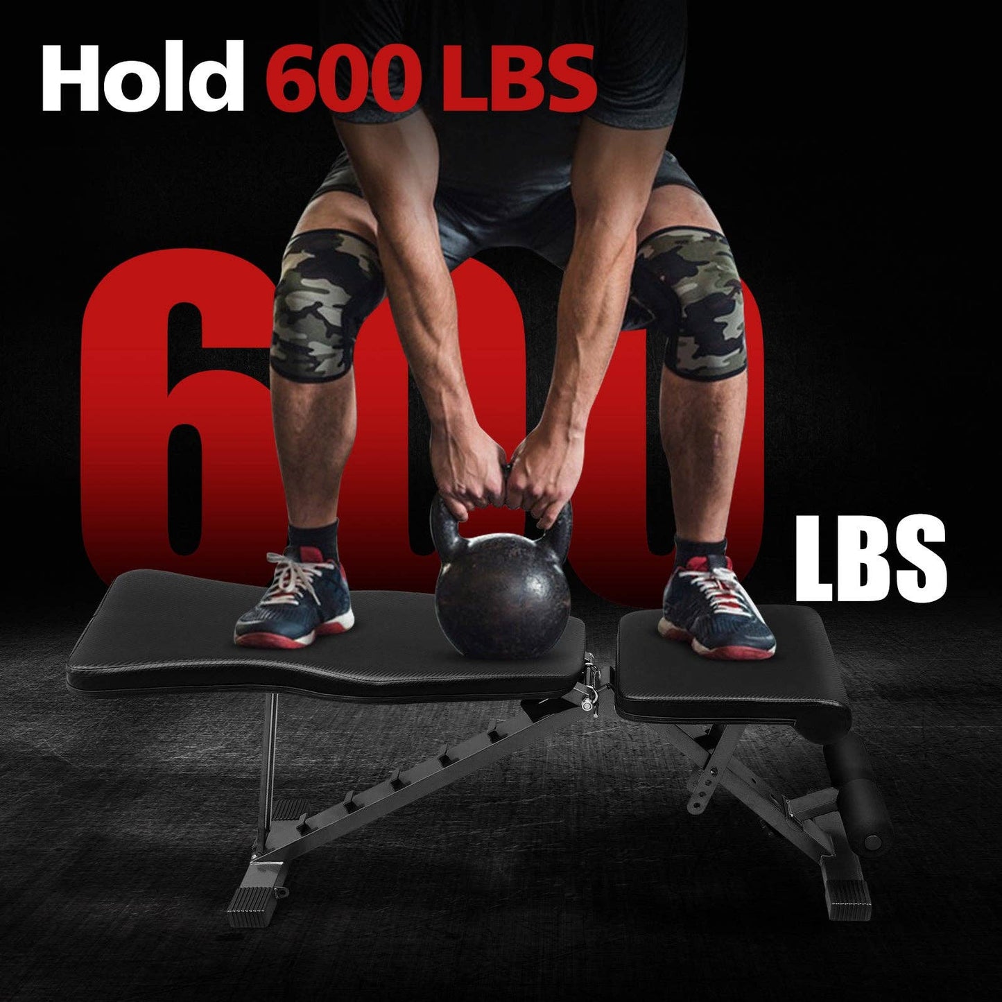 Foldable Weight Bench for Full Body Strength Training