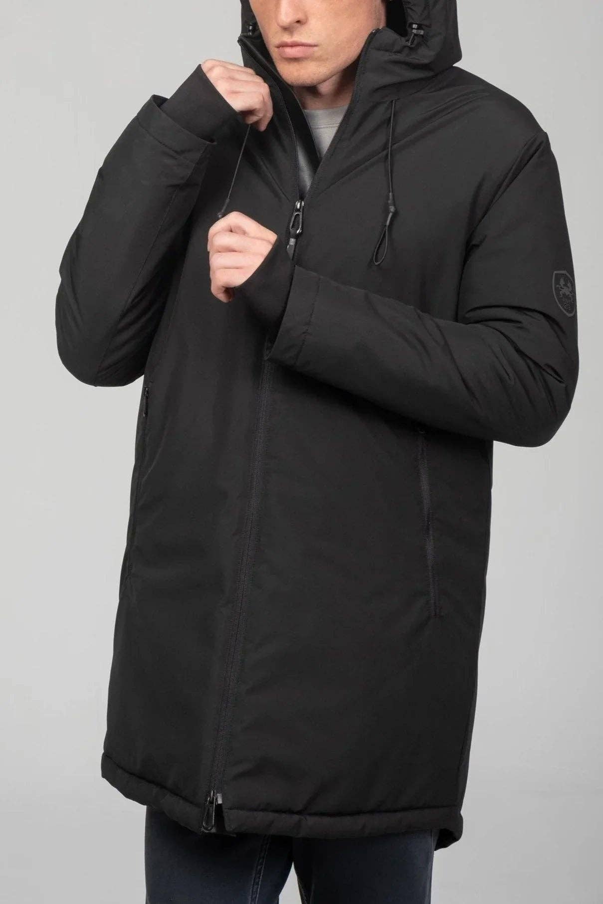 Men's Traveler'S Thermal Winter Coat - Black