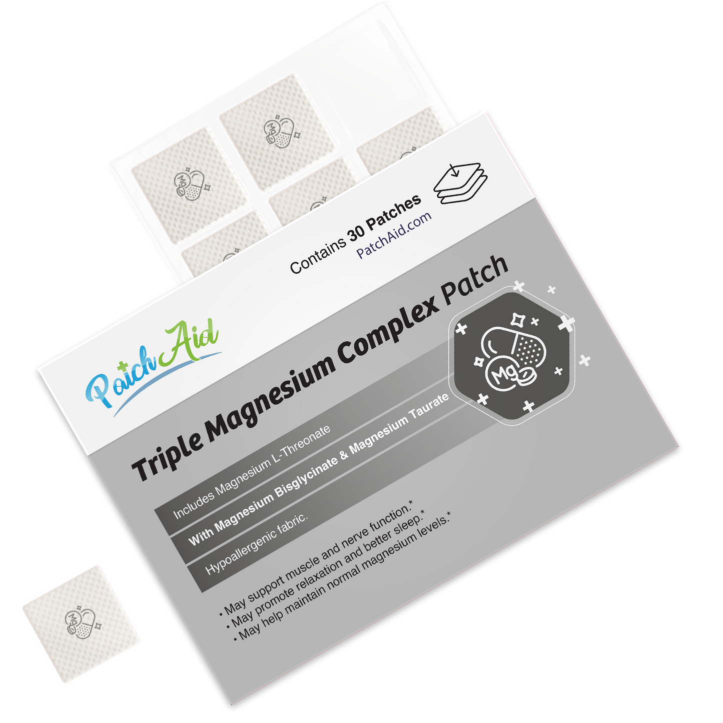 Triple Magnesium Complex Patch - Relaxation & Muscle Support