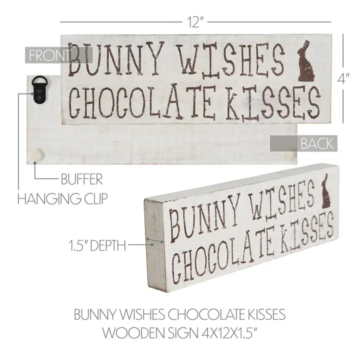 Bunny Wishes Sign