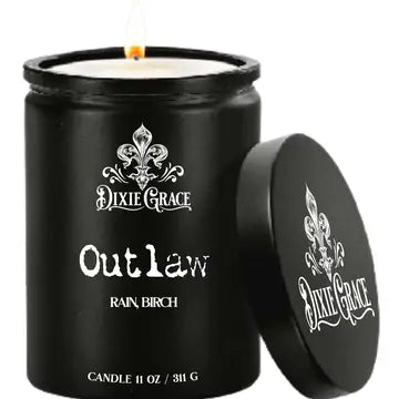 Outlaw Glass Candle