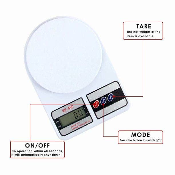 Digital Kitchen Scale Baking Electronic Coffee Weighing Scal