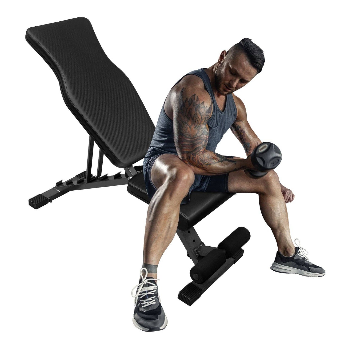 Foldable Weight Bench for Full Body Strength Training