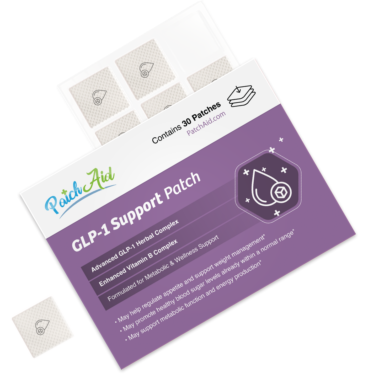 GLP-1 Support Patch – Appetite Control & Metabolic Support