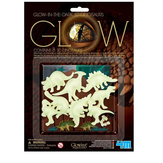 3D Glowing Dinosaurs